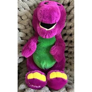 Vintage Original Barney the Purple Dinosaur 1992 Plush Stuffed Toy 14”